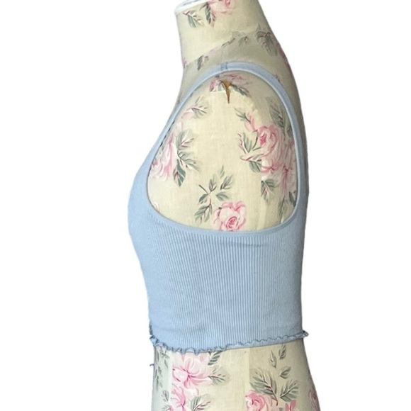 SPIRITUAL GANGSTER Seamless Top Crop Bra, light Blue, size M/L - Picture 9 of 15